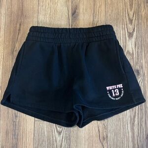 White Fox Black And Pink Lounge Shorts Size Large